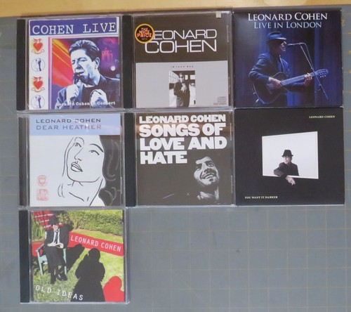 Leonard cohen cds dear - cohen,